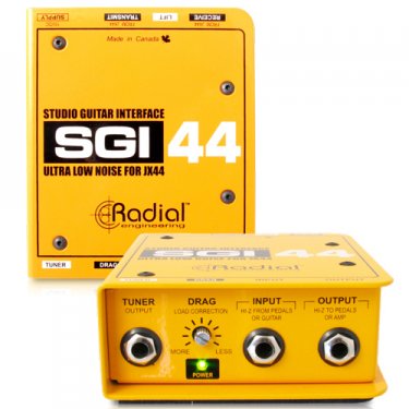 湖北Radial,SGI 44,现场吉他远程传输DI直插盒,吉他信号扩展器,录音室吉他接口,吉他D