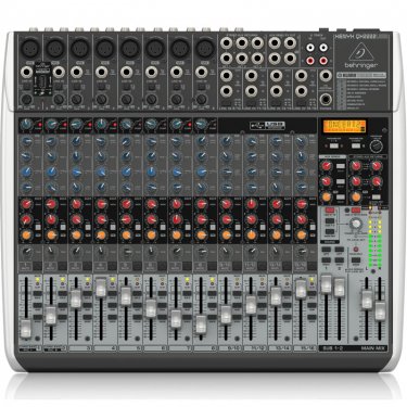 湖北百灵达 Behringer QX2222USB 模拟调音台 USB声卡调音台 直播K歌调音台