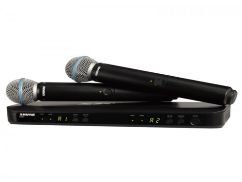湖北Shure麦克风 舒尔麦克风 BLX288/B58 一拖二手持无线麦克风 